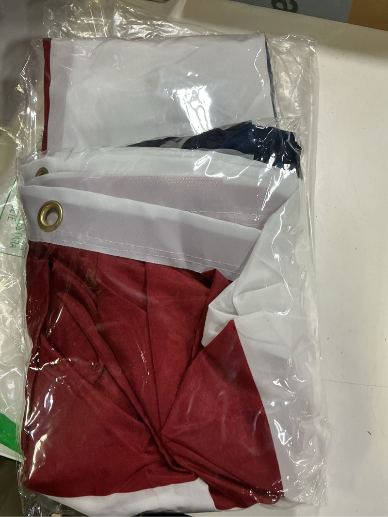 Condition photo showing Good Condition for 4pack 3x6ft extra large american pleated fan flag, 250th anniversary usa patriotic half fan bunting flag, 4th of july decorations flags for outside, red white and blue patriotic decorations outdoor multi-4pack
