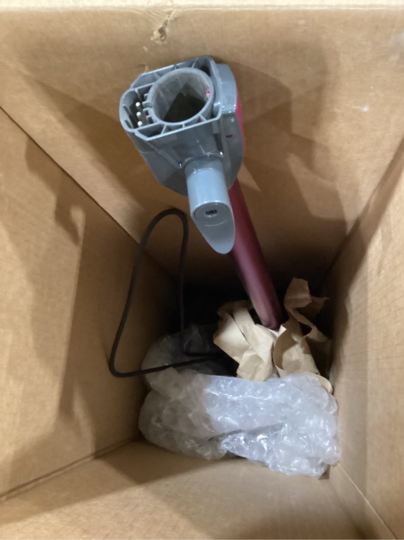 Condition photo showing As Is for Shark HV371 Rocket Pro DLX Corded Stick, Removable Hand Vacuum, Advanced Swivel Steering, XL Cup, Crevice Tool, Upholstery Tool & Anti-Allergen Dust Brush, Fuchsia, Capacity