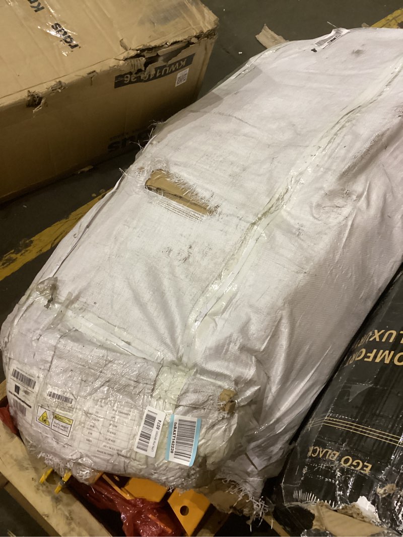 Condition photo showing As Is for 2 T Engine Hoist, 4000 LBS Heavy Duty Folding Cherry Picker Engine Lift Hydraulic Tilting Engine Shop Crane with 6 Iron Caster Wheels Telescopic Boom Hitch,Yellow