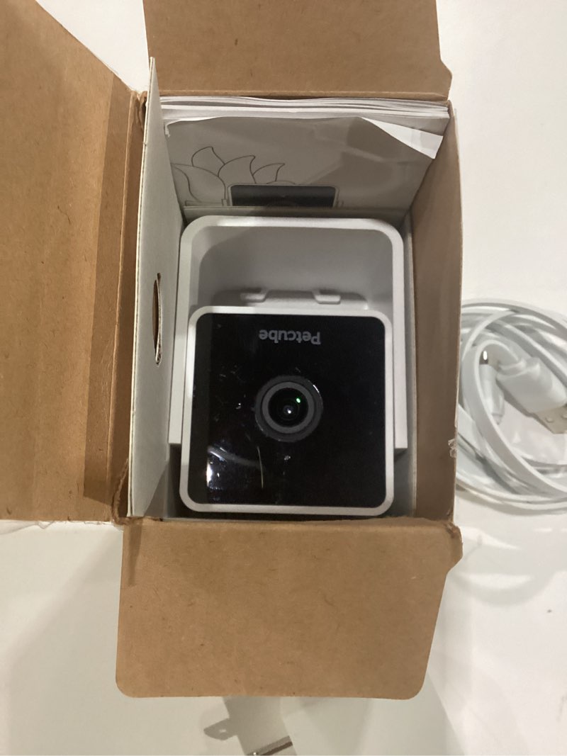 Condition photo showing Good Condition for petcube cam | indoor wi-fi pet and security camera with phone app, pet monitor with 2-way audio and video, night vision, 1080p hd video and smart alerts for ultimate home security 1 cam – camera only