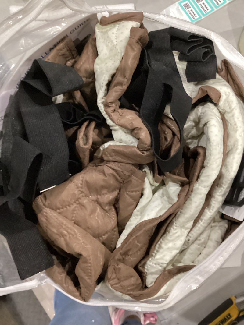 Condition photo showing Good Condition for TAOCOCO 100% Waterproof Recliner Cover, Non-Slip Washable Reclining Couch Cover with Elastic Leg Straps, Furniture Protector for Dogs (Brown, 3 Seater) Brown 3 Seater