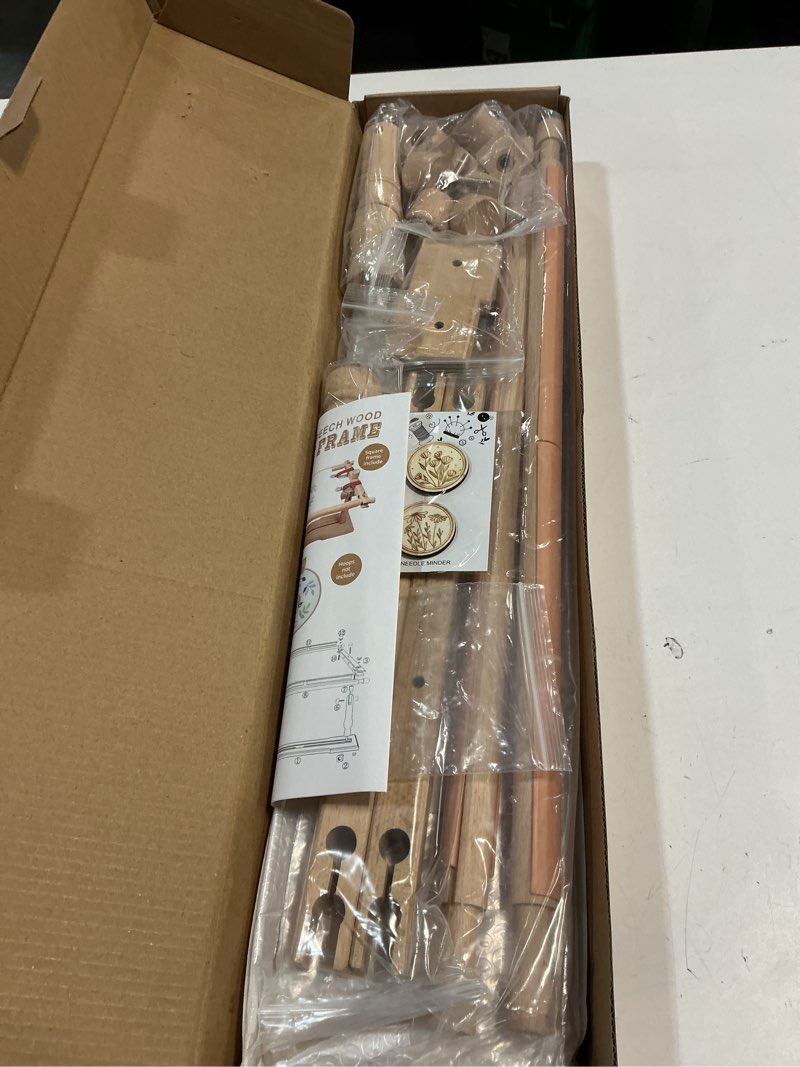 Condition photo showing New/Like New for Lampstop Embroidery Hoop Stand Hands Free Embroidery Frame Rotated Cross Stitch Stand for Stitching Sewing Craft (Rotated Cross Stitch Stand)