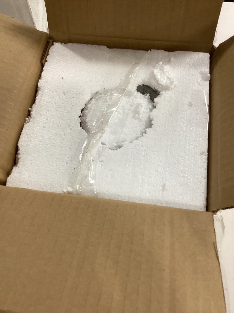 Condition photo showing New/Like New for Aspen Creative 28009-63-1 Clear Hammered Glass Shade for Pendant Lights, Wall Sconces, and Lamp Posts, 1-7/8" Fitter Size, 6-5/8" High x 7-1/8" Diameter Clear Hammered 6.5"W x 6.13"H