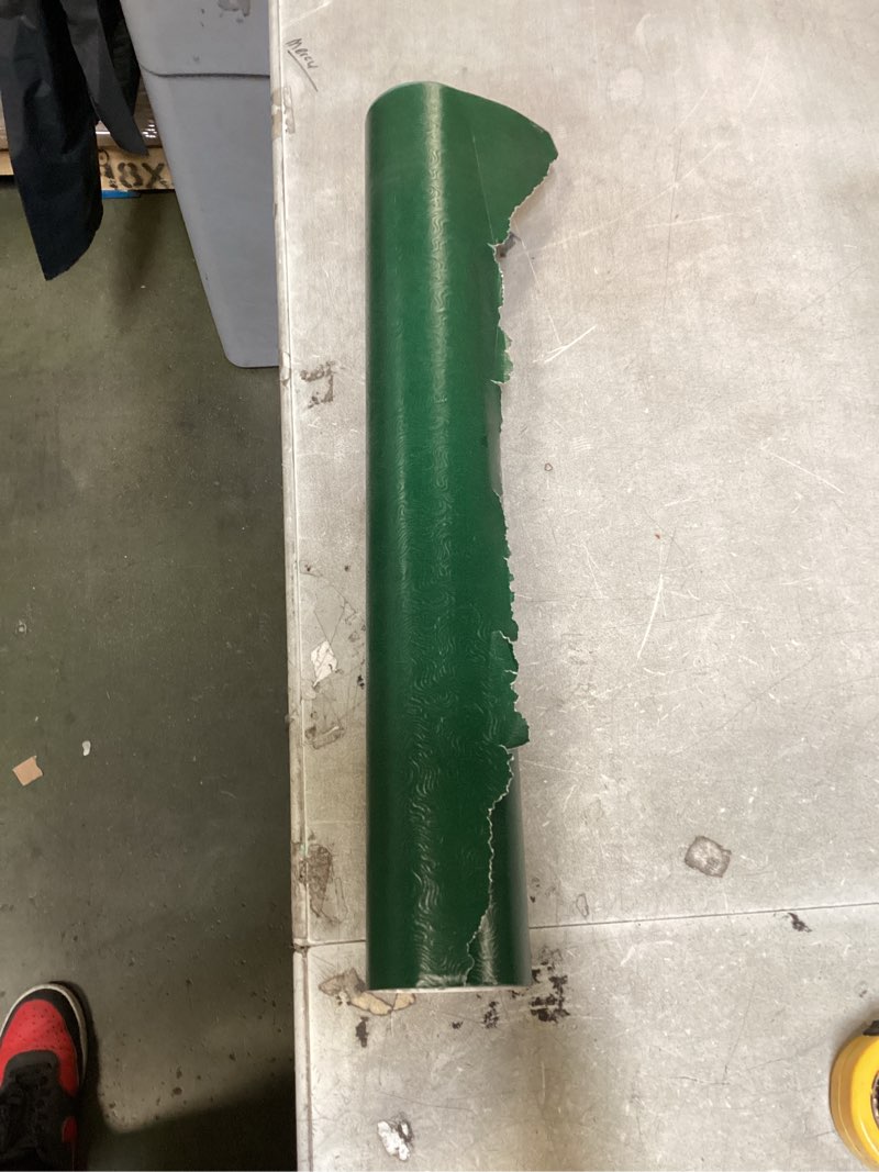 24” roll of green wrapping paper  