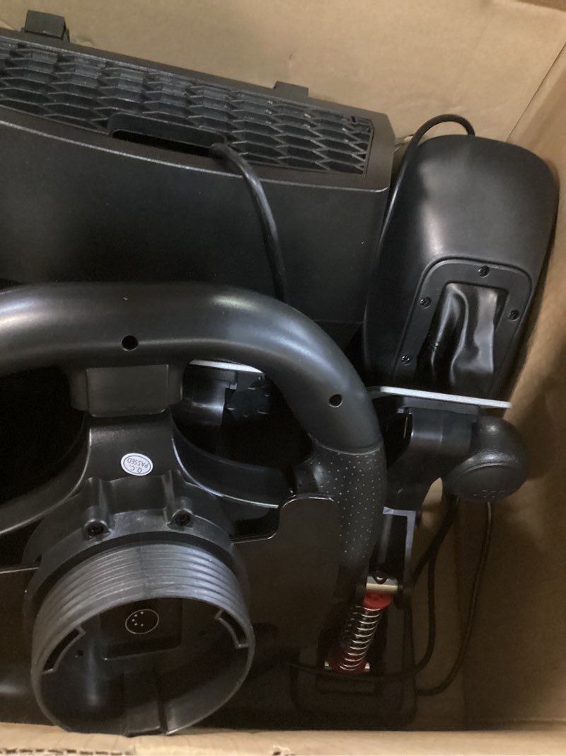 Condition photo showing Good Condition for PXN PC Steering Wheel, V9 Universal Usb Car Sim 270/900 Degree Race Steering Wheel with 3-Pedals and Shifter Bundle for PC, Xbox One, Xbox Series X/S, PS4, PS3, Switch (Black)