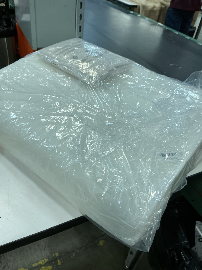 Condition photo showing As Is for couch back cushions pillows, wedge pillow for couch & bed, back lumbar support pillow, high-density foam backrest cushion with linen cover for back pain relief 24''x19.2''x6'' light beige