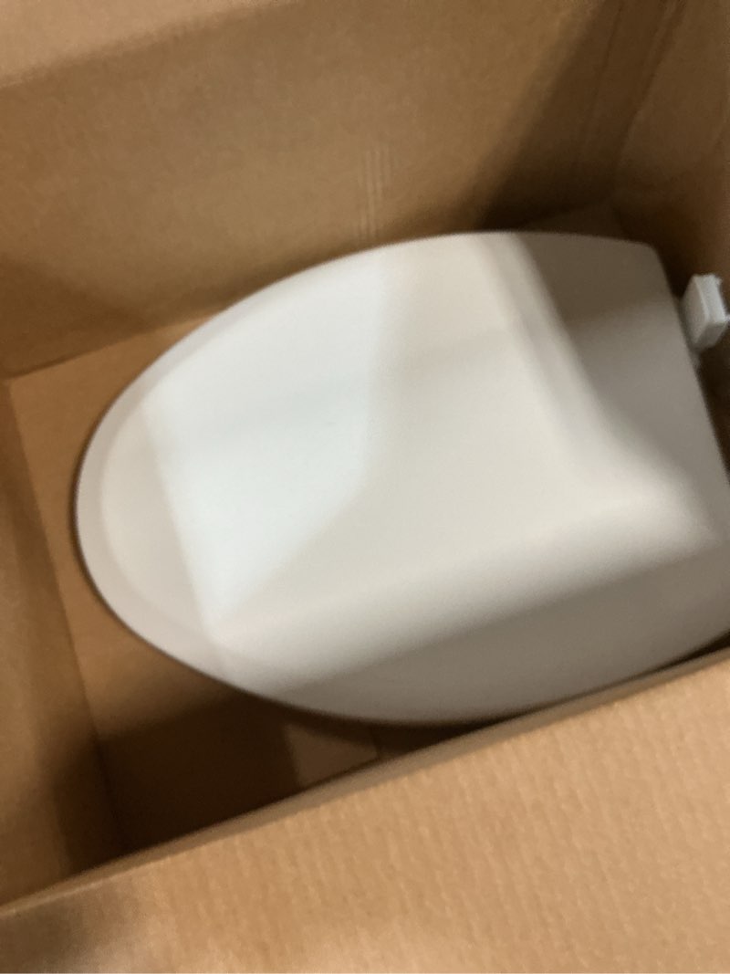 Condition photo showing Good Condition for mayfair nextstep2 toilet seat with toddler potty training seat built-in, slow close, easy clean, magnetic removable kids seat, made in usa, elongated, white