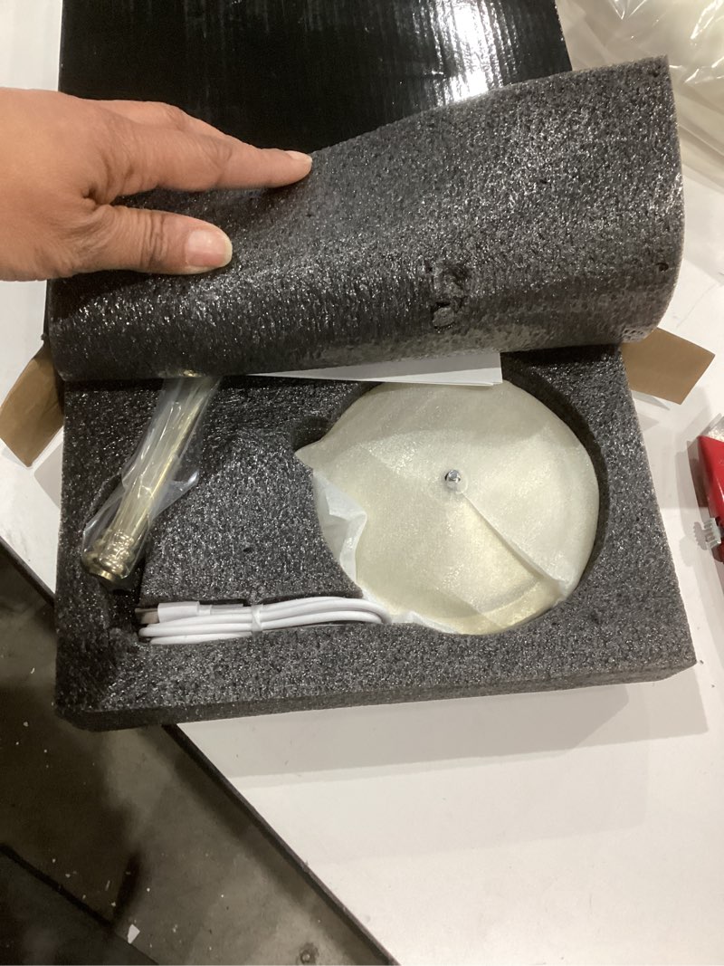 Condition photo showing Good Condition for dowry 4000 mah rechargeable lighted makeup mirror 10x magnification vanity mirror tabletop two-sided swivel gifts for women wife mom teengirls gold finish rich gold 10x 15"l x 8"w