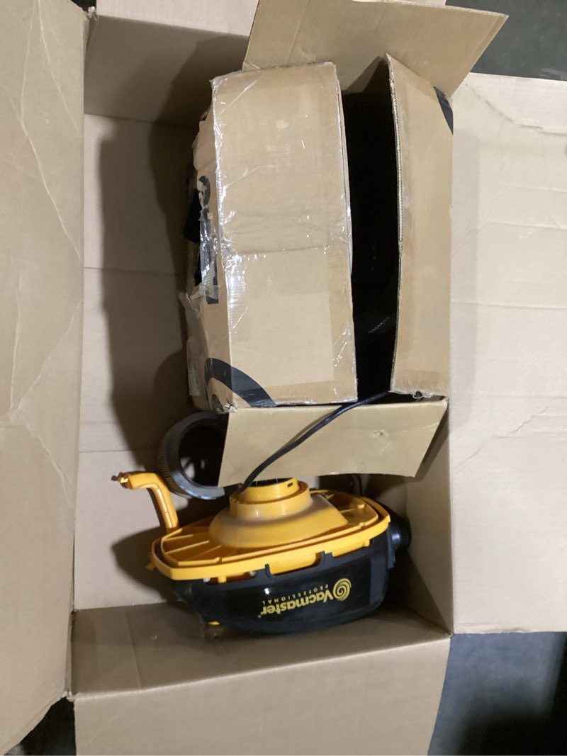 Condition photo showing As Is for Vacmaster Professional Beast Series VFB511H 0201 5-Gallon 5.5 Peak HP Wet/Dry Vac, Black Upgraded 5 Gal