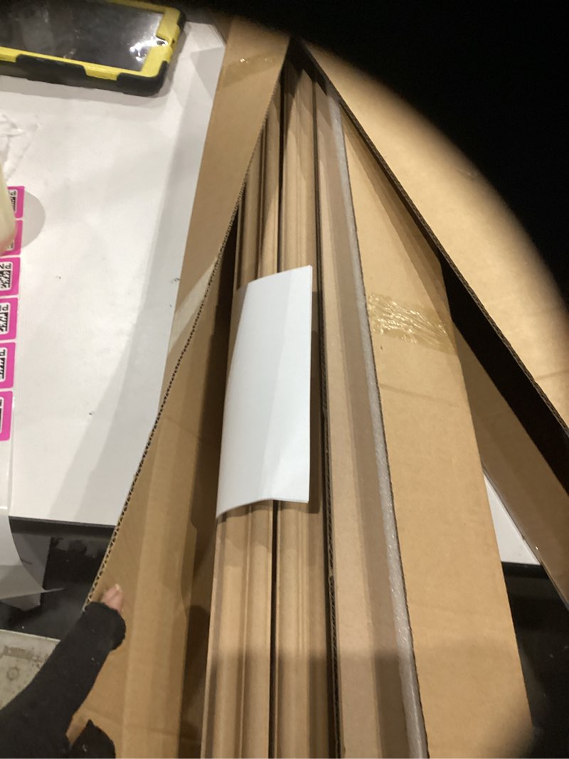 Condition photo showing Good Condition for art3d premade board and batten paintable wainscoting kit covers 94.5 x 54 in., precut mdf accent wall panel for living room hallway bedroom home decor, molding trim slat with edge strip