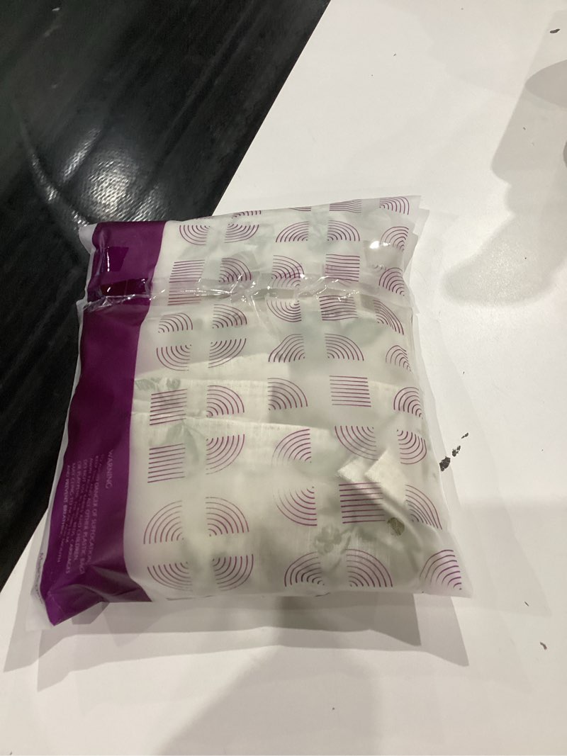 Condition photo showing New/Like New for jinchan Floral Kitchen Curtains Set 24 Inch Length Farmhouse Linen Cafe Curtains and Valance Set for Living Room Bathroom Small Window Treatments Rod Pocket 3 Panels Green on Linen 26"W x 24"L (Pack of 3) Alisa | Green on Linen