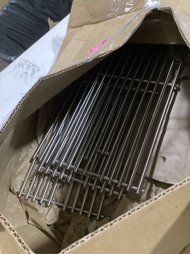 Condition photo showing Good Condition for sn8264 (4-pack) 19 1/4" stainless steel cooking grid grates replacement for bull 18248 lp, 18249 ng, lp 47628, ng 47629, 57569 ng, 57568 lp, lp 62648, ng 62649 grill 19 1/4" x 30"
