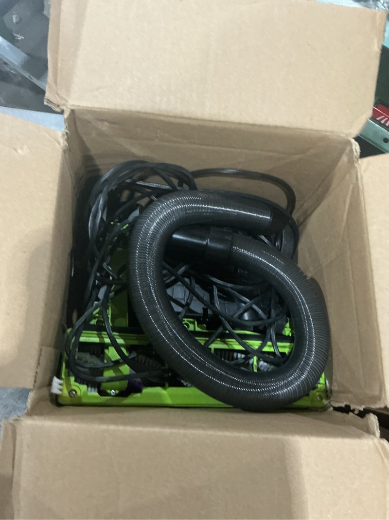 Condition photo showing As Is for bissell 2252 cleanview swivel upright bagless vacuum with swivel steering, powerful pet hair pick up, specialized pet tools, large capacity dirt tank, easy empty