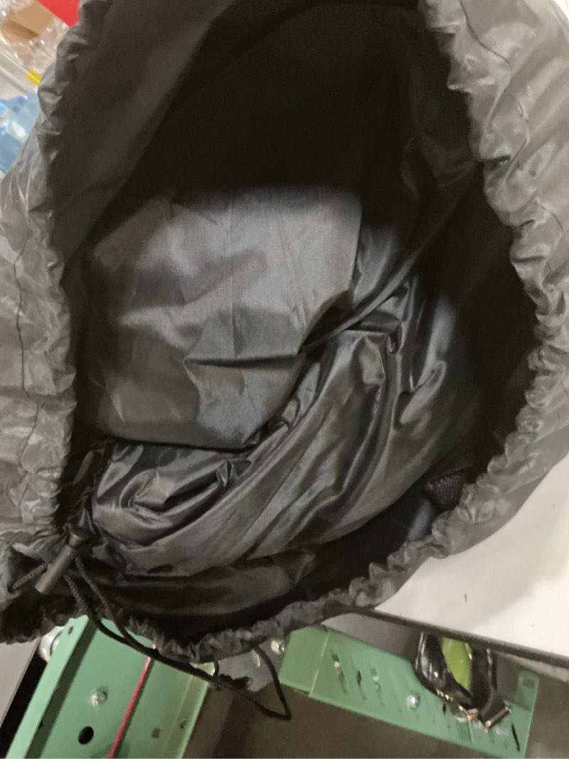 Condition photo showing As Is for car cover for 1997-2004 corvette c5, 6 layers 210t sun rain uv dust snow protection outdoor car cover with zipper door and windproof straps for chevy corvette c5-black c5 cover