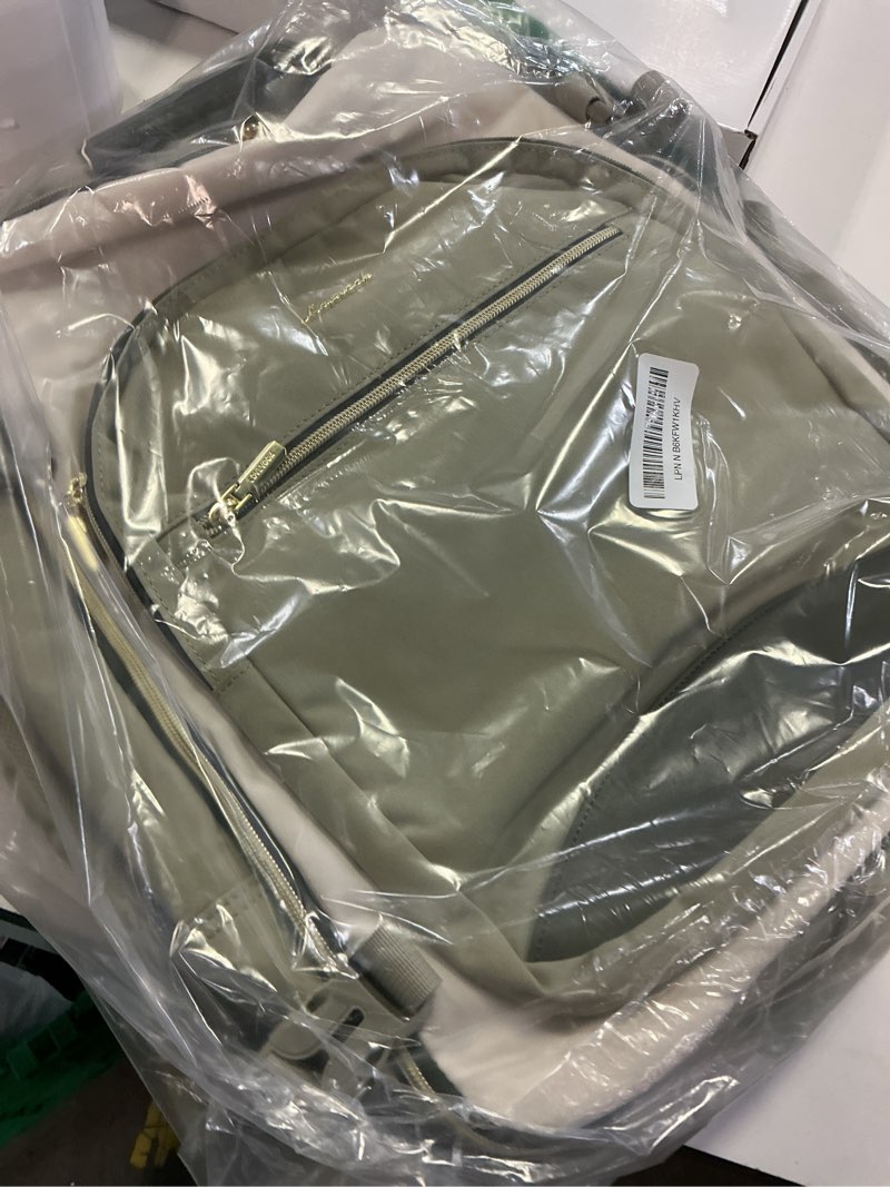 Condition photo showing Good Condition for lovevook 40l travel backpack for women & men, airline approved carry on luggage with 3 packing cubes, tsa overnight bags, waterproof personal item bag, weekender essentials backpacks fits 17" laptop 40l-4pcs light green-beige-olive green