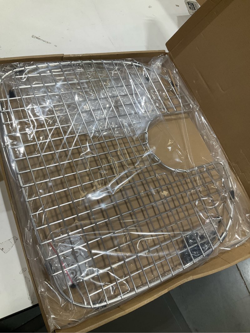 Condition photo showing Good Condition for serene valley sink grid 18-1/2" x 16-5/8", rear drain with bottom corner radius 2-1/2" and top corner radius 6-1/2"?bottom grid ndg1917r