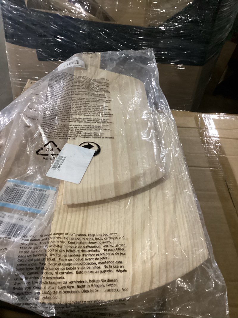 Condition photo showing As Is for New Star Foodservice 50295 Restaurant-Grade Wooden Pizza Peel, 16" L x 14" W Plate, with 10" L Wooden Handle, 24" Overall Length 14" x 16" x 24"
