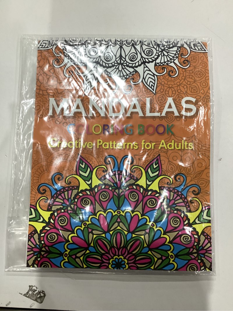 Condition photo showing As Is for KYMY Mandala Coloring Book for Diwali, 20 Rangoli Diwali Patterns Stress Relief & Mindfulness Art, Relaxing Deepavali Coloring Pages for Meditation, Hindu Festival Activity & Gift for Women Men Yellow