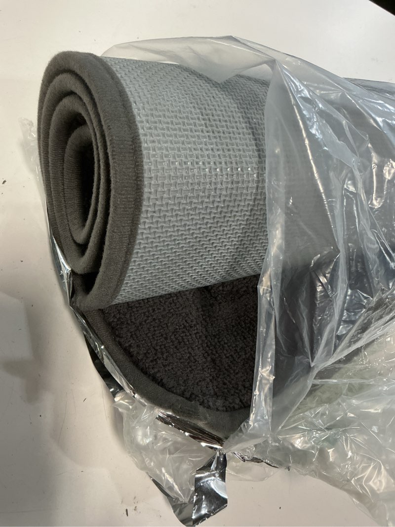 Condition photo showing Good Condition for BEQHAUSE Dirt Trapper Door Mat 32" x 48", Doormat Non-Slip Entryway Rugs Washable, Dog Door Mat Stain Resistant and Absorbent Welcome Floor Mat for Front Back Door, Mud Wet Shoes & Paws, Dark Grey Dark Grey 32" x 48" (Rectangular)