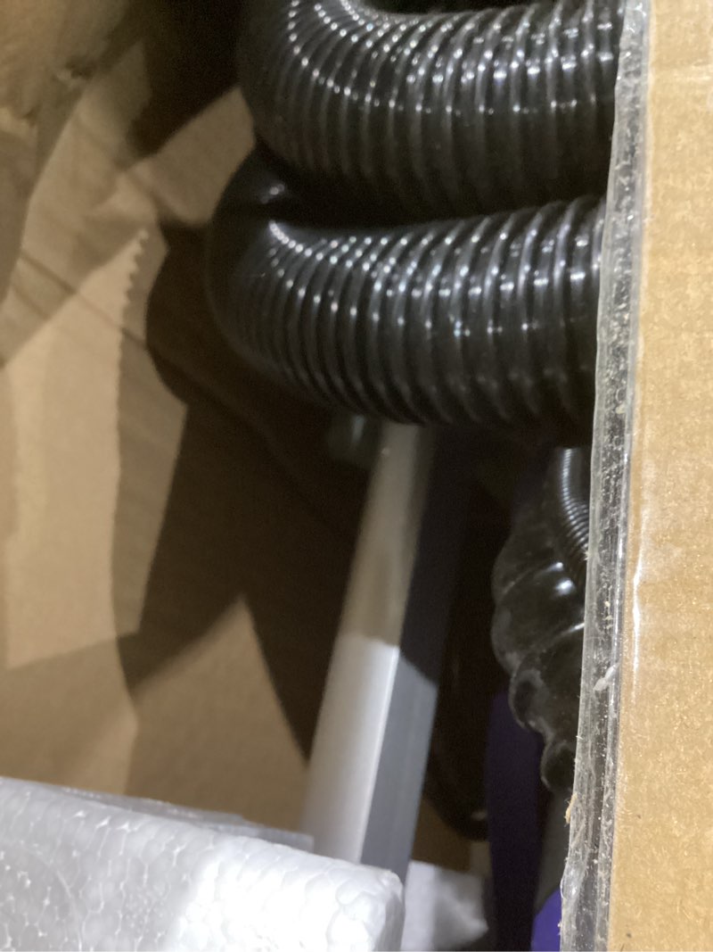 Condition photo showing As Is for Drywall Sander, 1000W Popcorn Ceiling Removal Tool, Foldable Automatic Drywall Sander with Vacuum Dust Collection, LED Light, 6 Variable Speed 800-2200RPM,15Pcs Sanding Discs (Blue?