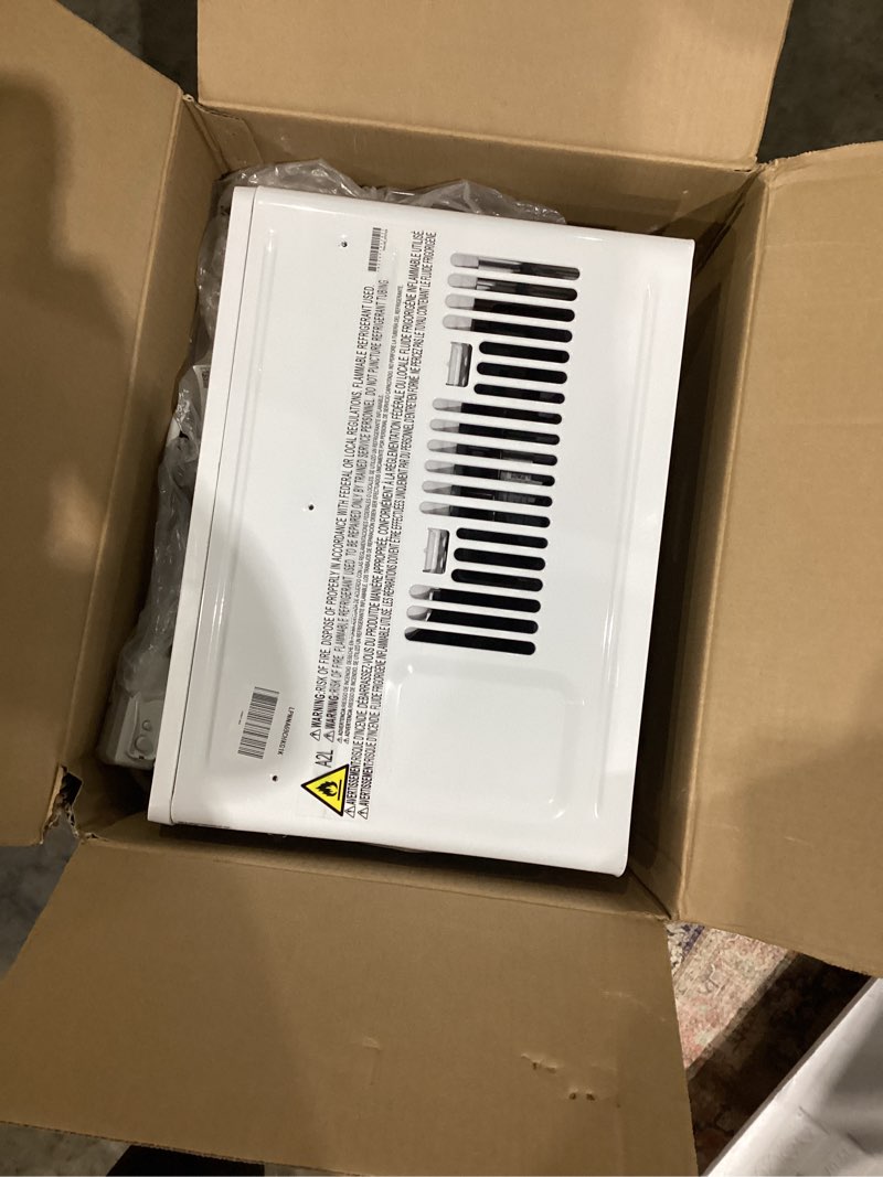 Condition photo showing Good Condition for lg 5000 btu window air conditioner [2024 new] easy mechanical control ultra-quiet compact-size cools 150 sq.ft. for small room, washable filter ac unit easy installation white lw5024x