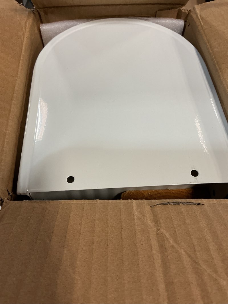 Condition photo showing Good Condition for mail boxes for house outside, rainhol white mailboxes for outside, galvanized steel post-mount mailboxes, 19 x 8.7 x 6.7 inches