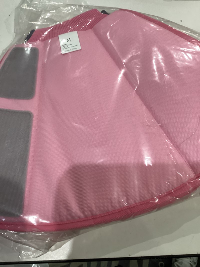 Condition photo showing As Is for aofitee cone for dogs to stop licking, breathable soft dog cone for medium dogs, adjustable comfy do