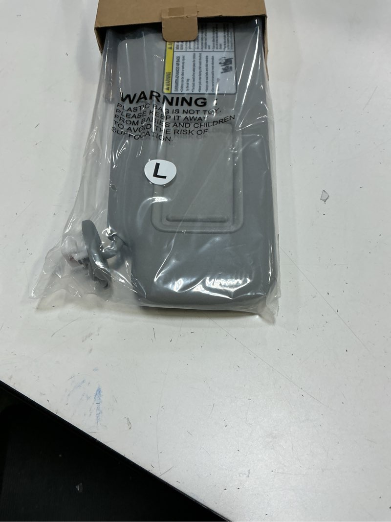 Condition photo showing New/Like New for Dasbecan Front Left Driver Side Sun Visor with Light Compatible with Toyota Highlander 2008-2013 74320-48500-B0 (Gray) gray Left