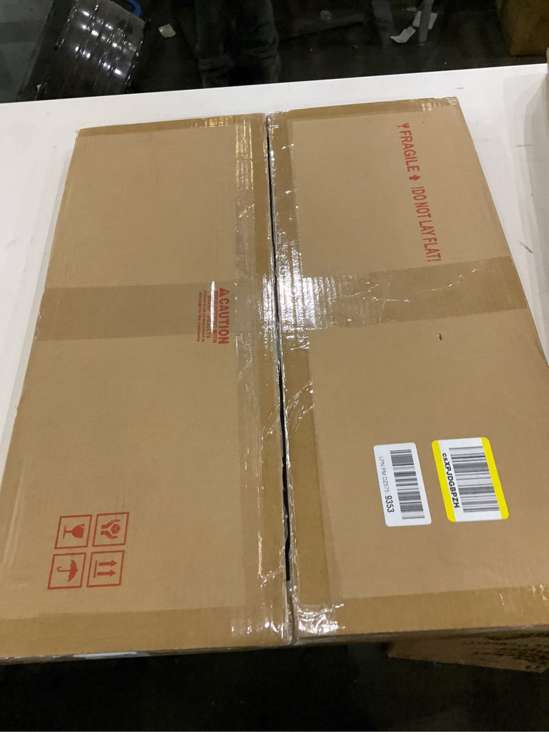 Condition photo showing Good Condition for Golden State Art - 18x24 Aluminum Picture Frame - with Mat for 16x20 Photo or Without Mat for 18 x 24 Poster - Real Glass Cover - Simple and Elegant Decor for Wall Mounting - 1 Pack - Black 18x24 Black