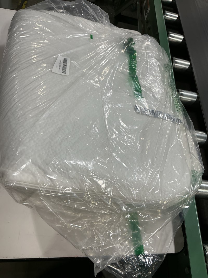 Condition photo showing As Is for NeoBorn Baby Bassinet Mattress Pad, 35" x 20" Dual Sided Comfort Gel Memory Foam Mattress with Removable Breathable Soft Tencel Cover Fit for ANGELBLISS/AMKE/Bellababy/Yamesmile Baby Bassinet Retangle 35'' x 20'' x 2''