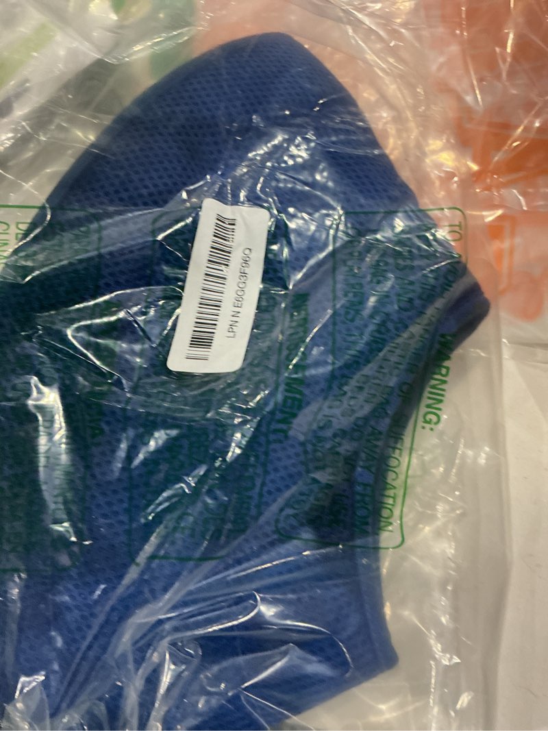 Condition photo showing Good Condition for soft dog cone recovery collars & cones after surgery for small,medium large dogs,adjustable breathable dog cone collar,protect pets from licking wounds,soft and comfortable, reduce anxiety (blue, m) blue m