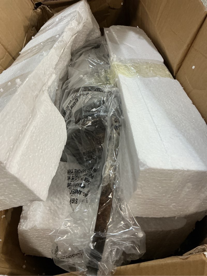 Condition photo showing New/Like New for deco 79 traditional glass floral wall sconce, 7" x 6" x 20", bronze (pack of 4)
