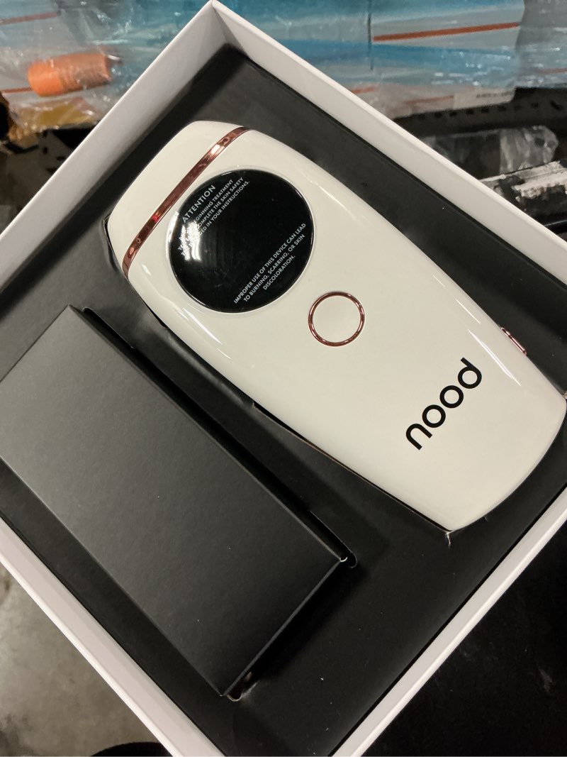 Condition photo showing As Is for nood the flasher 2.0 ipl permanent hair removal