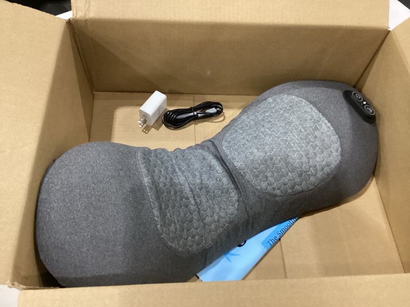 Condition photo showing Good Condition for SmoothSpine Triple Fusion Back Massager - The Official Smooth Spine Back Massager with Heat - 3-in-1 Design to Support Lower Back Comfort, Gentle Vibration & Traction - Relaxation Device for Home Use 3-in-1 Back Massager