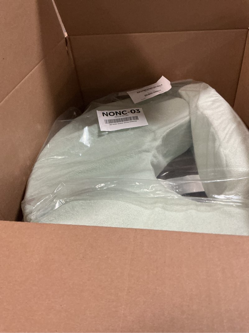 Condition photo showing New/Like New for My Brest Friend Nursing Pillow - Deluxe - Enhanced Comfort w/Slipcover - Ergonomic Breastfeeding Pillow for Ultimate Support for Mom & Baby - Adjustable Pillow W/Handy Side Pocket, Spring Green