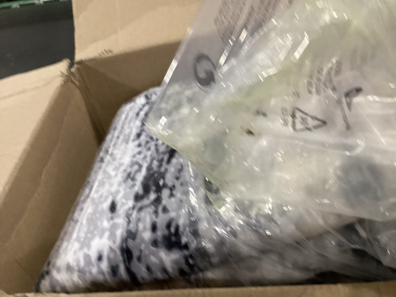 Condition photo showing Good Condition for Rugflix 8x10 Large Area Rugs, Abstract Washable Rug for Living Room, Soft Low Pile Carpet, Non-Slip, Stain Resistant, Neutral Beige Grey Indoor Rug for Bedroom, Dining Room, Home Office Beige Grey 8' x 10' (Rectangular)