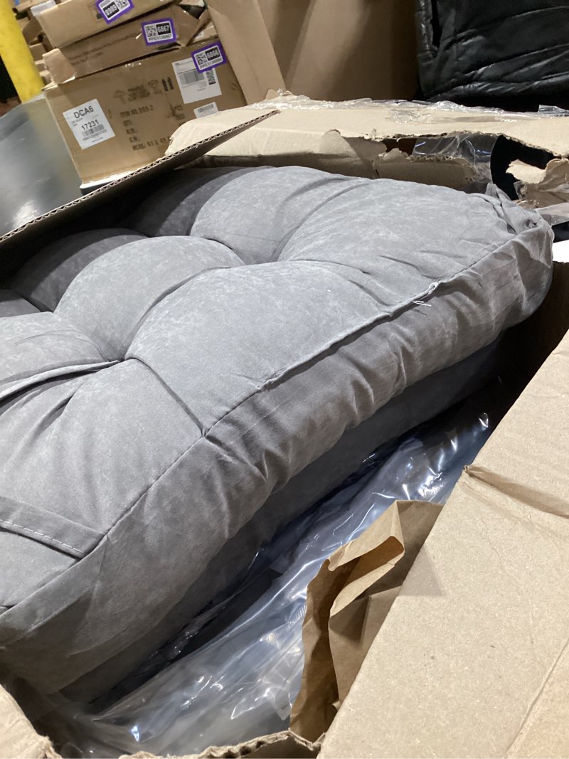 Condition photo showing Good Condition for juexica 4 sets outdoor patio chair cushions seat high back tufted pillow replacement rocking chair c
