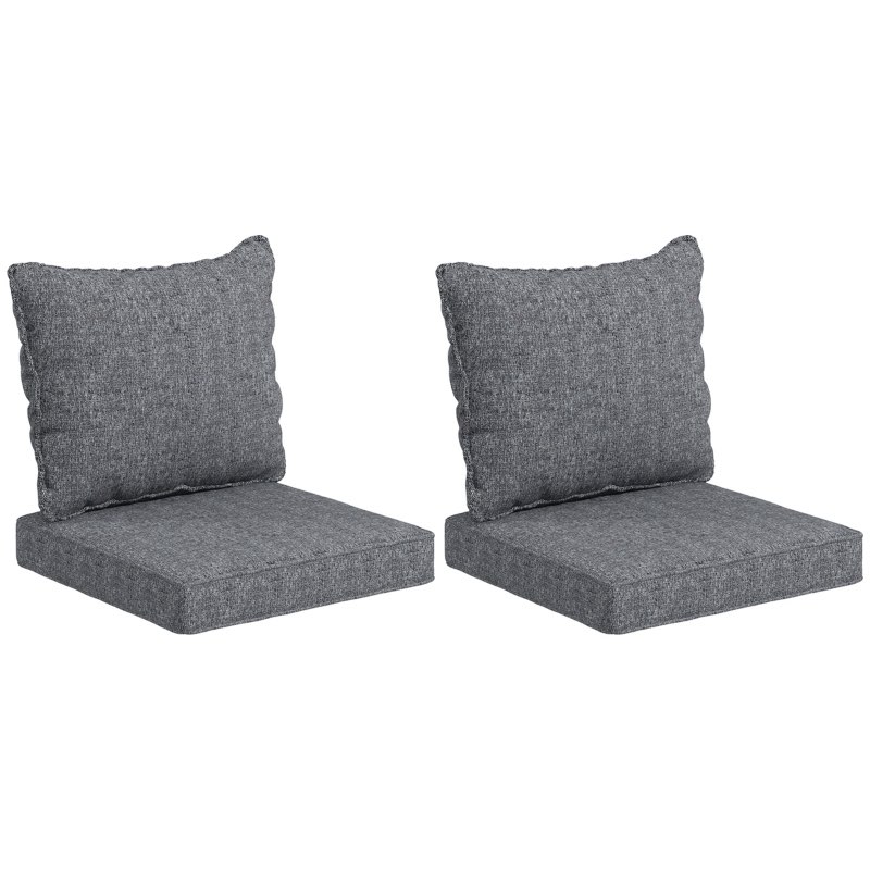 4" Outdoor Replacement Cushion Set Seat/Back Cushion for Patio Furniture
