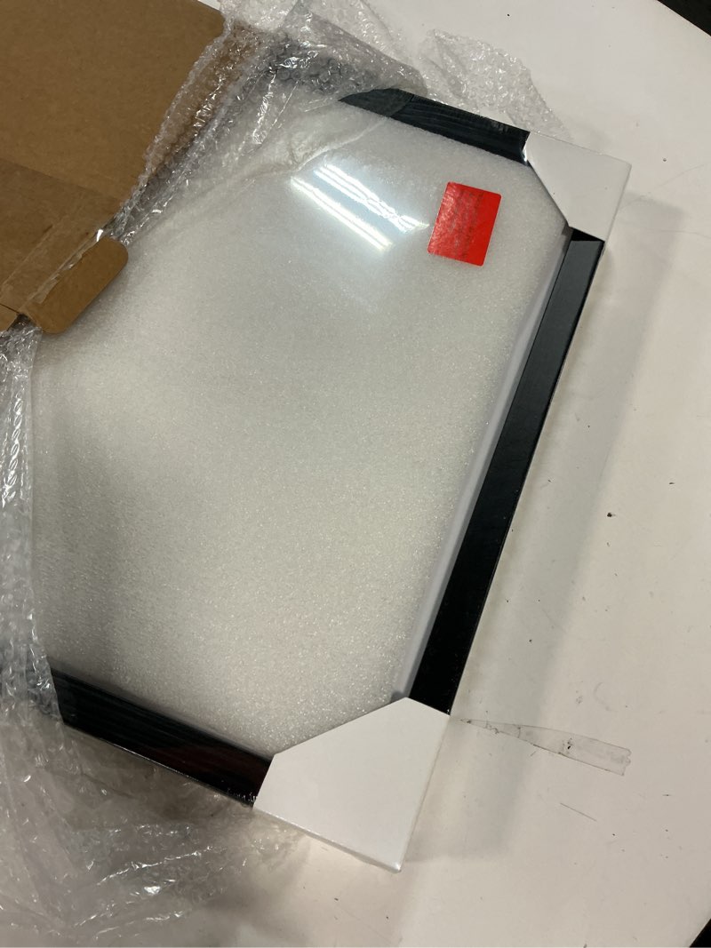 Condition photo showing Good Condition for 14x14 Square Frame Display Picture 10x10 or 5x7 with Mat or 14x14 without Mat, Solid Wood Acrylic Cover Photo Poster Frames for Gallery Wall Mounting Home Décor Gift, (2 Pack, Black) Black 14x14-2 set