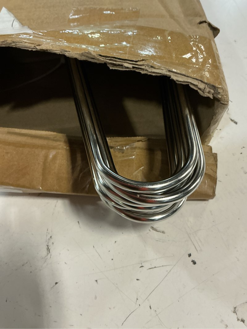 Condition photo showing Good Condition for beeveer 10 pack cabinet door painting hanger 37.4 x 12.6 in door painting brackets with 50 pcs zinc plated metal screw-in cup hooks paint drying rack panels drying rack painter tools diy (silver) 60 silver 37.4 x 12.6 in