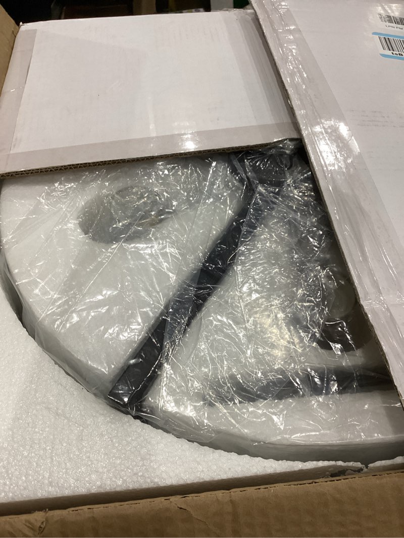 (As is)  Modern Chandeliers for Dining Room,20\" Black Gold Luxury Water Ripple Glass Bedroom Light Fixture,5-Light Glass Pendant Lights Kitchen Island for Living Room,Foyer