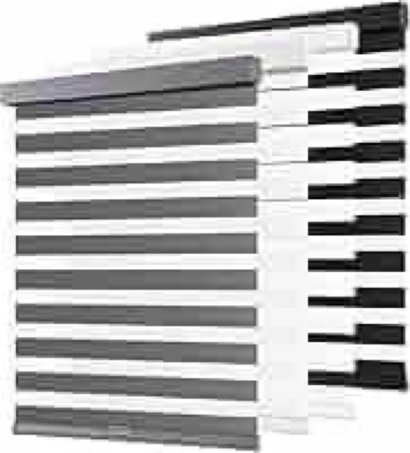 AOSKY Cordless zebra shades  48 w x 72 h grey 