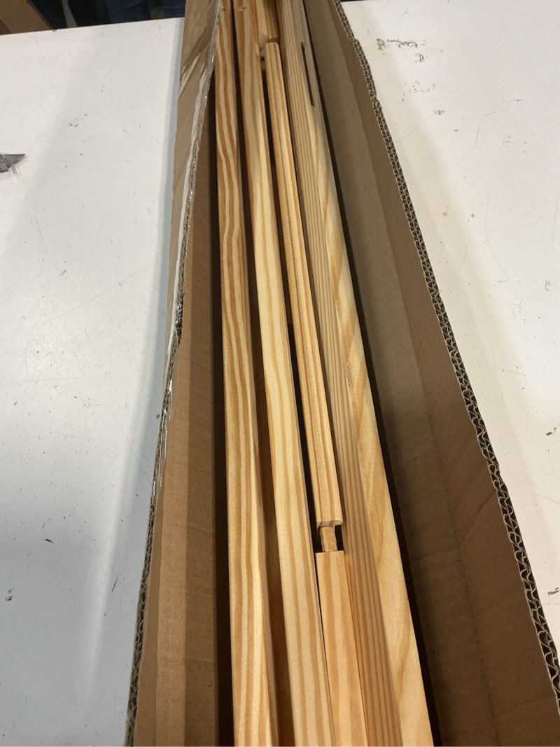Condition photo showing Good Condition for wooden easel stand for painting, 45" adjustable height folding art easel for canvas, drawing, wedding signs & posters, ideal for adults, artists, beginners, students & kids pine