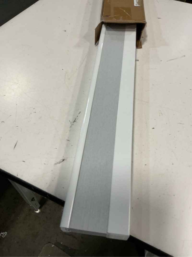Condition photo showing As Is for lazblinds cordless cellular shades for french doors, no drill french door blinds for privacy, blackout light blocking honeycomb shades for sliding doors front door patio, 1 pack, 30" w x 78" h, white white-blackout 30"w x 78"h