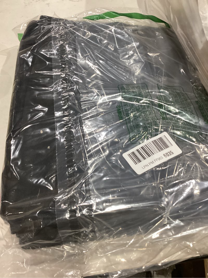 Condition photo showing As Is for BALEINE Fireproof Document Box with Lock, Portable Waterproof Fire Proof File Organizer Box, File Storage Bag Safe Box for Important Paperwork (Black, 16''x12.5''x11.5'') 16''x12.5''x11.5'' (L Box) Black