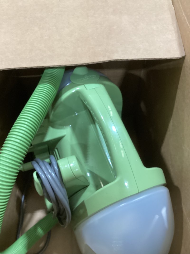 Condition photo showing As Is for BISSELL Little Green Mini Portable Carpet and Upholstery Deep Cleaner, Car/Auto Detailer, with HydroRinse Self-Cleaning Tool and 4" Tough Stain Tool, Tea Green, 4075