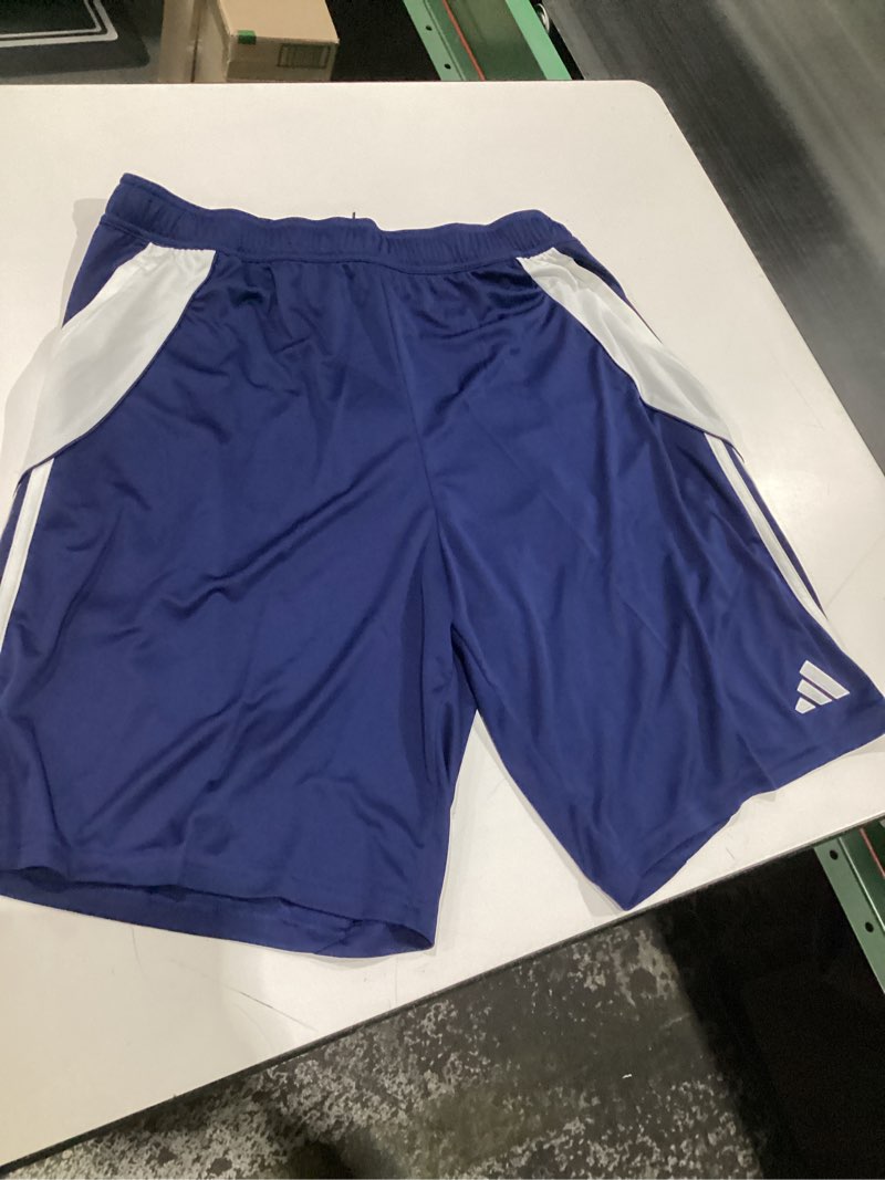 Condition photo showing Good Condition for Adidas Mens Tiro 24 Training ShortsShorts X-Large/2" Inseam Tall Team Navy Blue/White