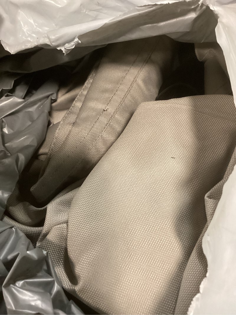 Condition photo showing Good Condition for 1200d waterproof boat cover - fits 14' to 16' ft bass, v-hull & tri-hull boats - heavy duty canvas gray gray model a: fits 14'-16' l x 68" beam width