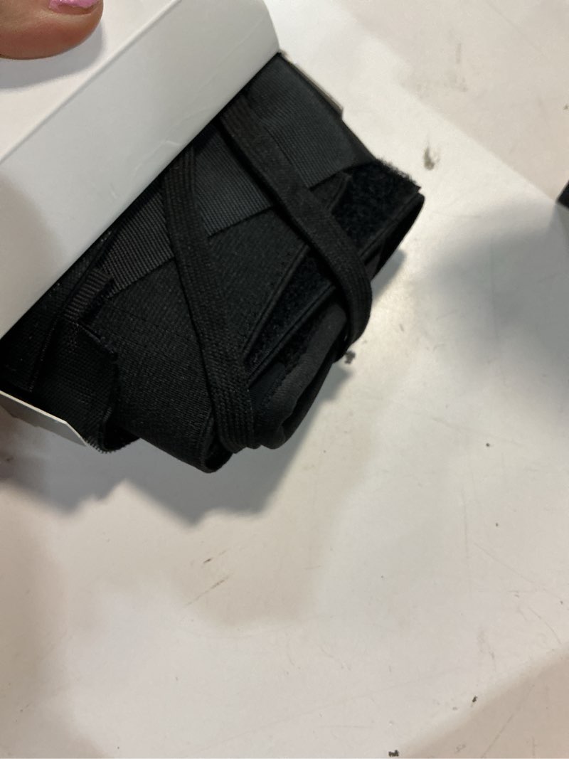 Condition photo showing Good Condition for ankle brace for women men - ankle support brace for sprained ankle, ankle stabilizer for achilles, tendon, sprain, injury recovery, lace up ankle wrap for running, basketball, volleyball (ankle brace, small) ankle brace small
