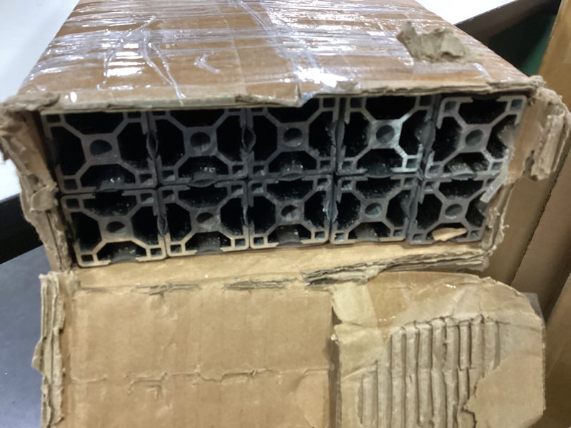 Condition photo showing New/Like New for 10PCS T Slot 3030 Aluminum Extrusion 39.4 Inch,European Standard Anodized Linear Rail,for DIY 3D Printer and CNC Machine Black Black 1000MM